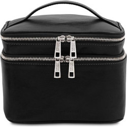 Tuscany Leather Eliot TL142045 Νεσεσέρ Ταξιδίου με Θήκες 21x15x15cm Μαύρο