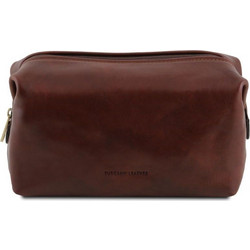 Tuscany Leather Smarty TL141219 Νεσεσέρ Ταξιδίου με Θήκες 26x13x13cm Καφέ