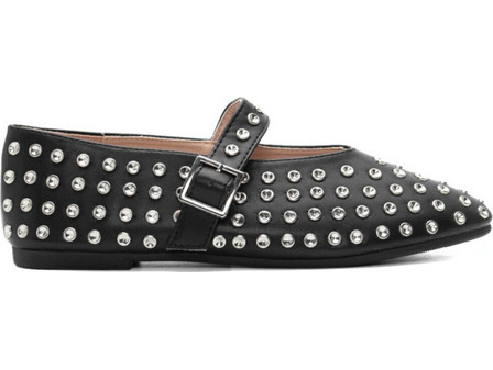 Γυναικεία Ballerinas Mary Jane 15080 ΜΑΥΡΟ