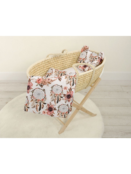 Duvet with pillow Teddy - 2pcs set - flower dream catchers
