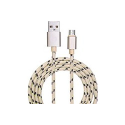 Data cable Garbot GARC-05-10194 Braided Micro USB to USB 2.0 1m Gold