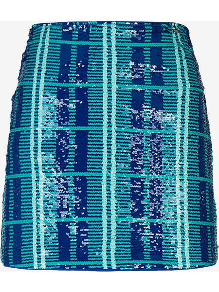 Armani Exchange 3KYN14YNP6Z Υφασμάτινη Μίνι Φούστα Blue