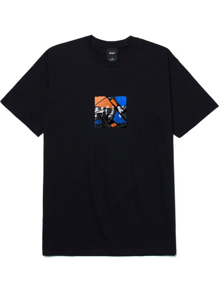 HUF GET A GRIP T-SHIRT BLACK