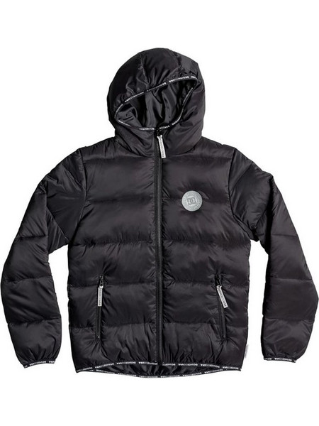 DC Crewkerne Αθλητικό Παιδικό Μπουφάν Χειμωνιάτικο Puffer Μαύρο EDBJK03038-KVJ0