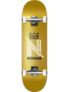 Nomad Skateboards OG Logo Complete Skate Gold 8.0