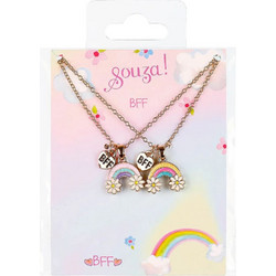 Souza Σετ Κολιέ BFF Rainbow (106692)