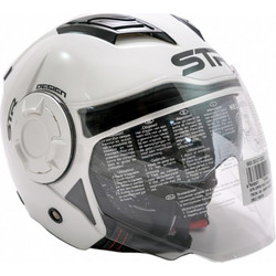 Str Tron White Κράνος Μηχανής Jet 1100gr