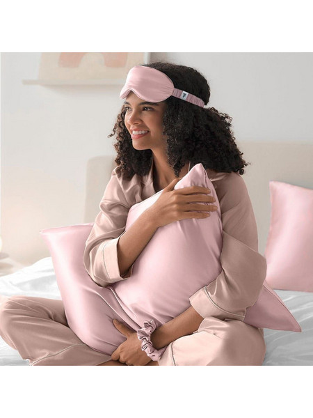 Σετ Ύπνου Beauty Sleep (Σετ 3τμχ) Pudra Feel And Touch 50Χ70 Μετάξι