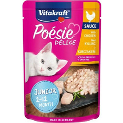 Vitakraft Poesie Delice Junior with Chicken in Gravy 85gr