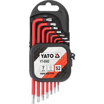 YATO YT-0562 ΚΛΕΙΔΙΑ TORX ΣET S2 7 ΤΜΧ LONG
