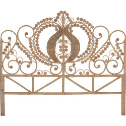 HomeMarkt Κεφαλάρι Κρεβατιού Ξύλινο Φυσικό 178x150cm HM9358