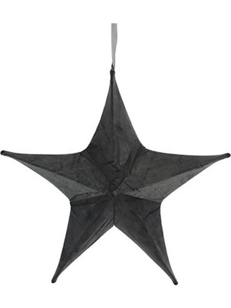 Αστέρι Ανοιγόμενο Βελούδινο 013.784661 40cm Grey