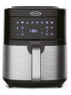 Juro-Pro Healthy Black Air Fryer 6.5lt