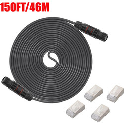 Καλώδιο Επέκτασης - Starlink Replacement Extension Cable 150-foot cable extends to 225 feet Built-in Shielding Oxygen-Free Copper IP68 Waterproof supports 1000M protocols Gray 150FT/46M (Κωδ.1-PER0026