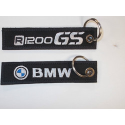 Υφασμάτινο μπρελόκ BMW - R1200GS με κέντημα FLAT