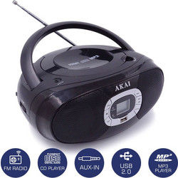 Akai BM004A-614 Φορητό Ράδιο CD Player με USB / MP3