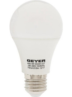 ΛΑΜΠΑ GEYER LED A60 ΚΙΤΡΙΝΟ 10W 1055LM 04-4535