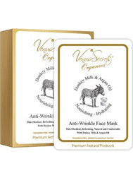 Venus Secrets Donkey Milk & Argan Oil Anti-Wrinkle Κρεμώδης Μάσκα Προσώπου για Αντιγήρανση με Αργκάν & Γάλα Γαϊδούρας 5x30ml