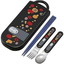 Spirited Away: No Face- Chopstick Spoon And Fork Set