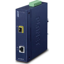 SFP Media Converter Planet Industrial 10/100/1000BASE-T to 100/1000BASE-X (IGT-805AT)