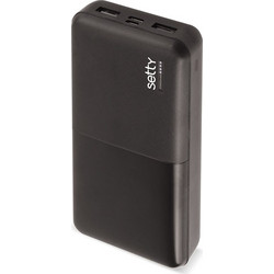 Powerbank Setty 20000 mAh, μαύρο