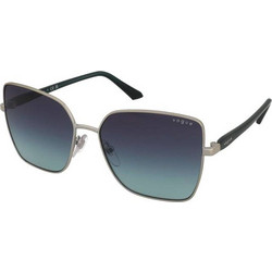 Vogue VO4199S 323/4S Γυναικεία Γυαλιά Ηλίου Πεταλούδα Μεταλλικά Γκρι με Μπλε Degradee Φακό