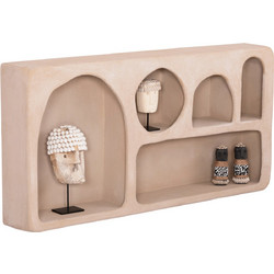 HM18063.02 ΡΑΦΙ ΤΟΙΧΟΥ ΣΕΙΡΑ SANTORINI HM18063.02 MDF ΣΕ ΚΑΦΕ 120x18x60Υεκ. 1 Τεμάχιο