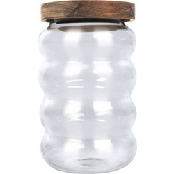 Estia ESTIA ΔΟΧΕΙΟ ΑΠΟΘΗΚΕΥΣΗΣ ALLURE ΓΥΑΛΙΝΟ 700ml 9.5x9.5x15.8cm