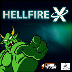 Hellfire X, Χρώμα Λαστιχου: Κόκκινο, Πάχος σπόγγου: 1.3mm