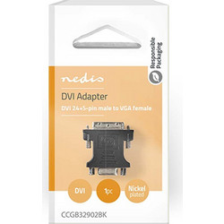 NEDIS CCGB32902BK Αντάπτορας DVI-I 24+5-pin αρσ. - VGA θηλ