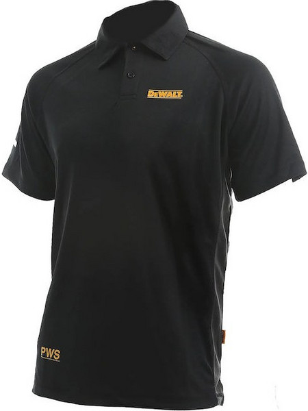 DeWalt DWC125-013 - Μπλούζα Εργασίας Rutland Polo Μαύρη