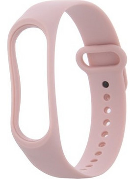 Λουράκι Σιλικόνης για Xiaomi Mi Band 5 / 6 / 7 - Ροζ Ανοιχτό
