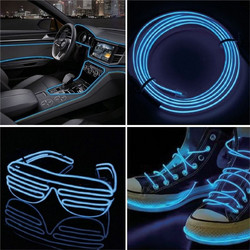 Ταινία Led με USB Neon Μπλε 2m