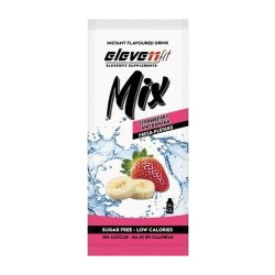 Eleven Fit Mix Strawberry & Banana Μείγμα για Ρόφημα/Γλυκό χωρίς Ζάχαρη με γεύση Φράουλα & Μπανάνα, 9gr