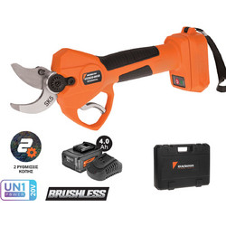 Krausmann U33020-14SB Ψαλίδι Κλαδέματος Μπαταρίας 20V 1x4Ah με Κοπή 30mm