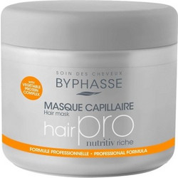 Byphasse Hair Pro Nutritiv Riche Μάσκα Μαλλιών για Ξηρά & Ταλαιπωρημένα Μαλλιά 500ml