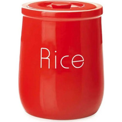 Maxwell & Williams Βάζο Αποθήκευσης Δοχειο Κεραμικο Rice Chef Du Monde 1,5lt Κοκκινο