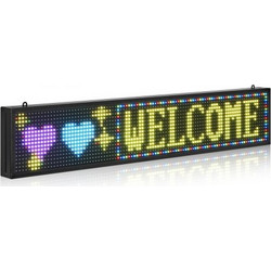 VEVOR Προγραμματιζόμενη LED Πινακίδα P10 Πολύχρωμη YPGDGGP40X8YXTP44001V2