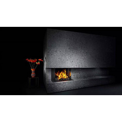 Barbas Bellfires Fire Panorama 70-55 Ενεργειακό Τζάκι Αερόθερμο Αερίου Τρίπλευρο 9.6kW