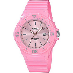Casio Γυναικείο Ρολόι με Ροζ Λουράκι LRW-200H-4E4