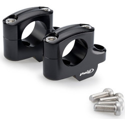 ΚΑΒΑΛΕΤΑ-ΑΠΟΣΤΑΤΕΣ PULLBACK RISERS BLACK ΓΙΑ BMW F900GS '24-'25/ ADVENTURE '24-'25 22141N | PUIG