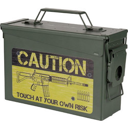 Μεταλλικό Κουτί Πυρομαχικών Caution Risk Cal. 30mm Fosco Industries