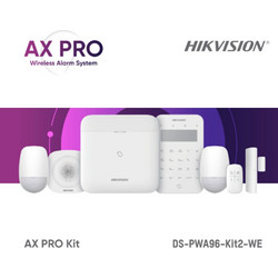 Hikvision DS-PWA96-KIT2-WE Ασύρματο Σύστημα Συναγερμού με 2 Ανιχνευτές Κίνησης, 1 Αισθητήρα Πόρτας, 1 Σειρήνα, 1 Τηλεχειριστήριο, Κέντρο, Πληκτρολόγιο (Wi-Fi)