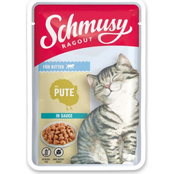 Finnern Schmusy Ragout Kitten Grain Free with Turkey in Gravy 100gr