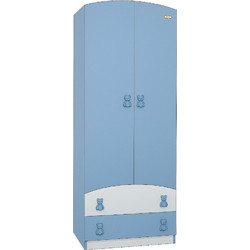 Ντουλάπα Δίφυλλη Premium Beboulino White Blue 10301481101