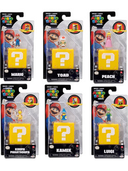 Jakks Pacific Super Mario Bros Movie Mini Figures 6τμχ