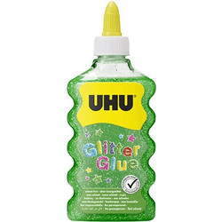 UHU ΧΡΥΣΟΚΟΛΛΑ GLITTER ΜΠΟΥΚΑΛΙ 177ml ΠΡΑΣΙΝΟ