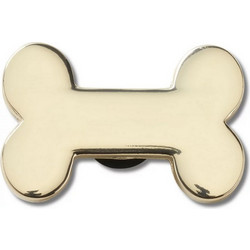 Crocs Jibbitz(TM) charms Gold Dog Bone UNC