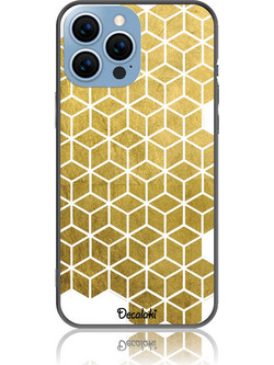 Gold Cubes Θήκη Κινητού Σχέδιο 50038 - iPhone, iPhone 13 Pro Max, Soft TPU Case