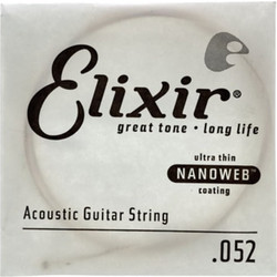 Elixir Strings 15152 Nanoweb Χορδή Ακουστικής Κιθάρας 52